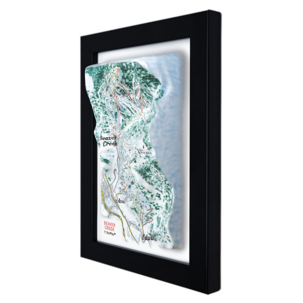 Beaver Creek 33D Ski Map by TestPlay - Souvenir, Keepsake, Decor