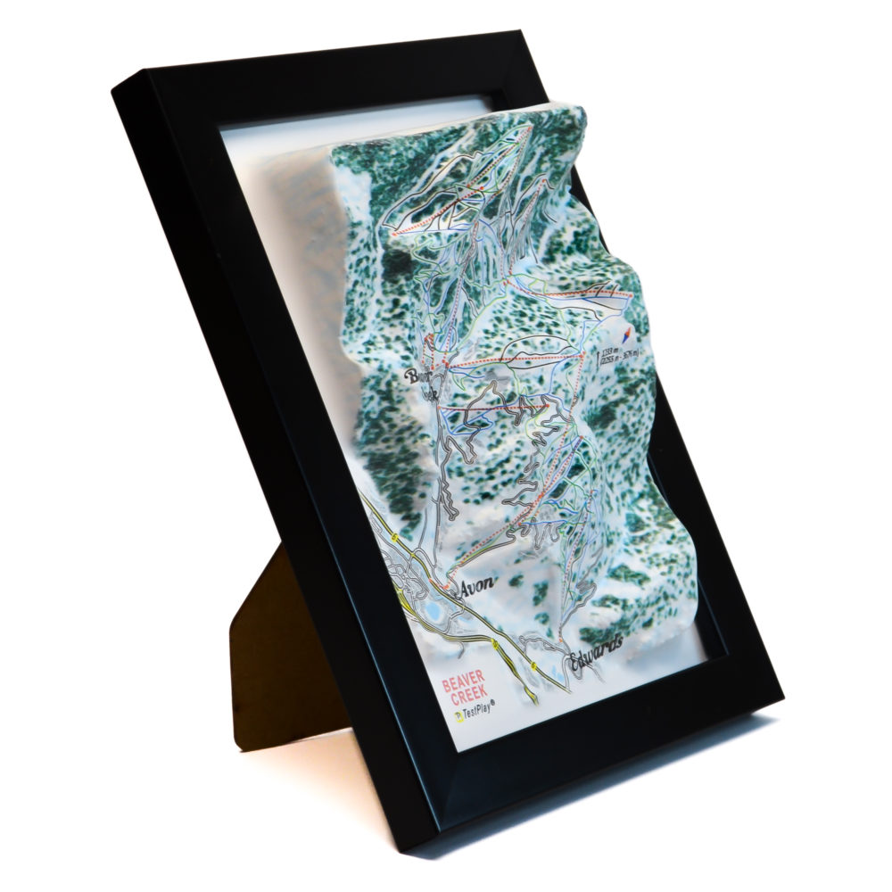 Beaver Creek 33D Ski Map by TestPlay - Souvenir, Keepsake, Decor