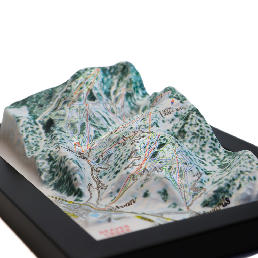Beaver Creek 33D Ski Map by TestPlay - Souvenir, Keepsake, Decor