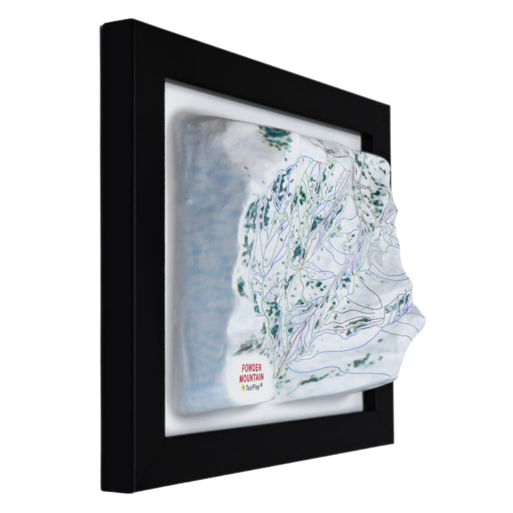 25_Powder Mountain 3D Ski Map_03 Powder Mountain 3D Ski Map by TestPlay - Souvenir, Keepsake, Decor