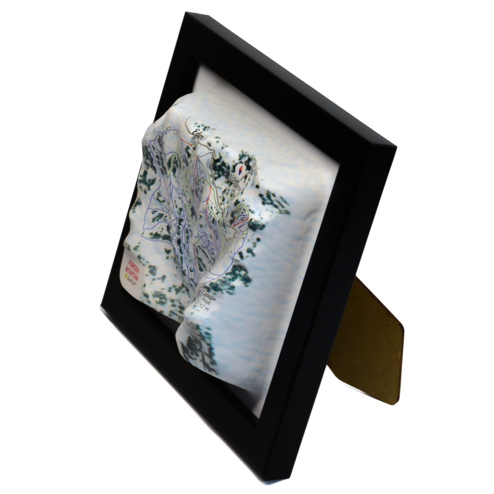 25_Powder Mountain 3D Ski Map_07 Powder Mountain 3D Ski Map by TestPlay - Souvenir, Keepsake, Decor