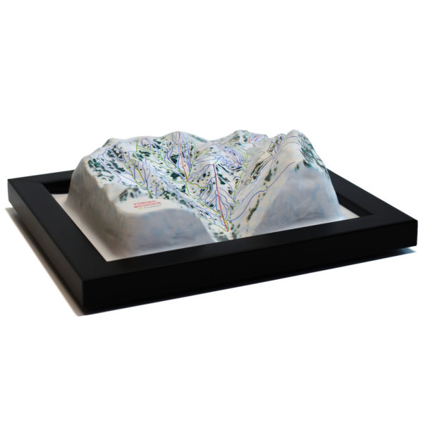 Powder Mountain 3D Ski Map by TestPlay - Souvenir, Keepsake, Decor