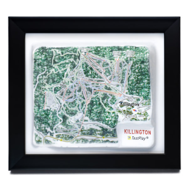Killington 3D Ski Map by TestPlay - Souvenir, Keepsake, Decor