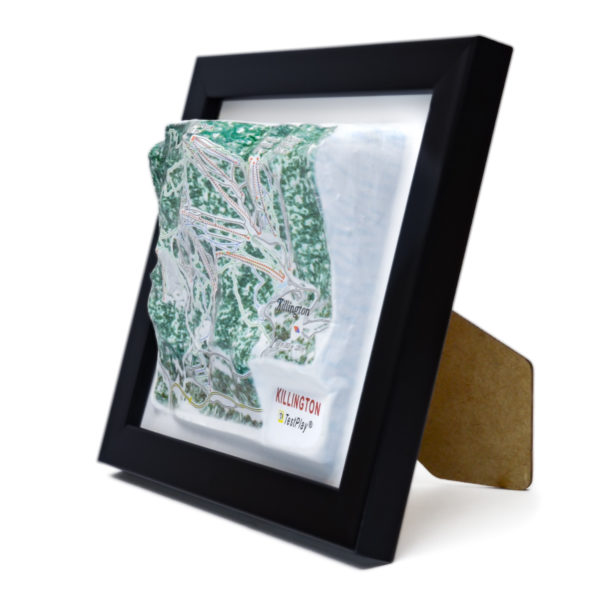 Killington 3D Ski Map by TestPlay - Souvenir, Keepsake, Decor