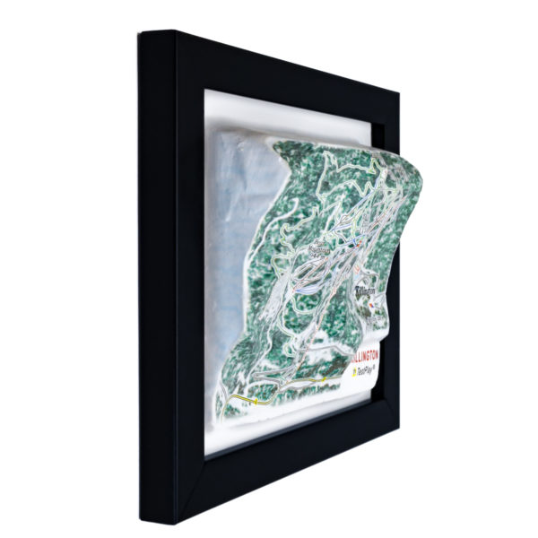 Killington 3D Ski Map by TestPlay - Souvenir, Keepsake, Decor