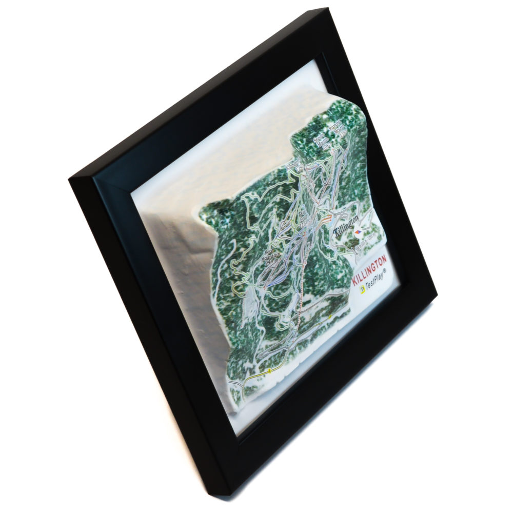 Killington 3D Ski Map by TestPlay - Souvenir, Keepsake, Decor