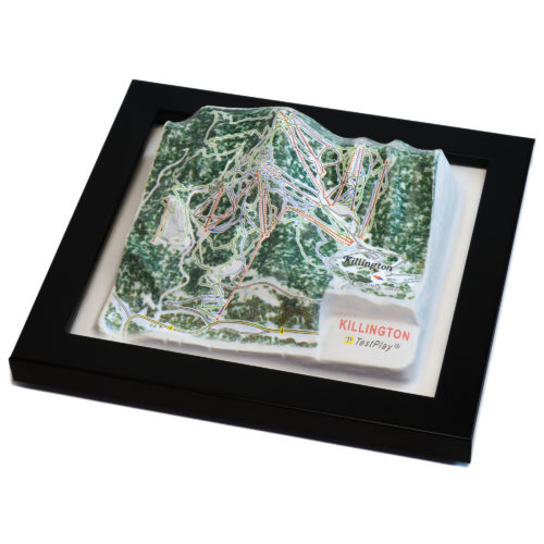 Killington 3D Ski Map by TestPlay - Souvenir, Keepsake, Decor