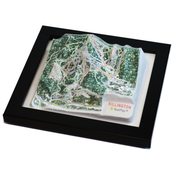 Killington 3D Ski Map by TestPlay - Souvenir, Keepsake, Decor