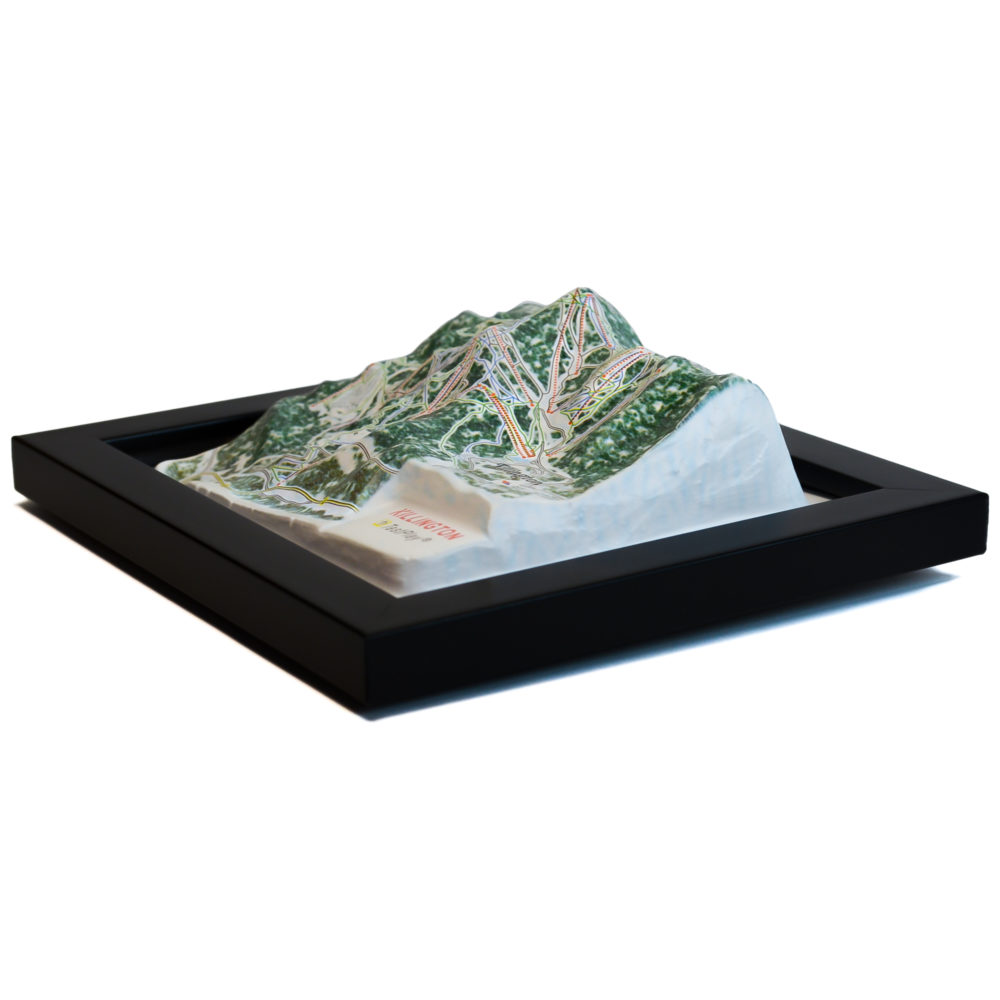 Killington 3D Ski Map by TestPlay - Souvenir, Keepsake, Decor
