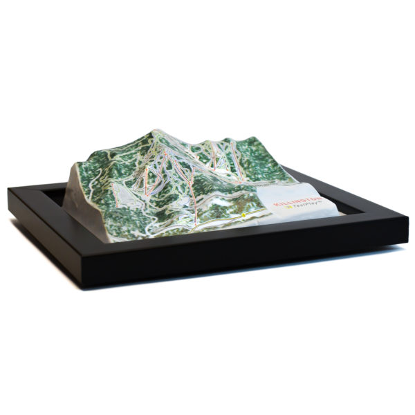 Killington 3D Ski Map by TestPlay - Souvenir, Keepsake, Decor