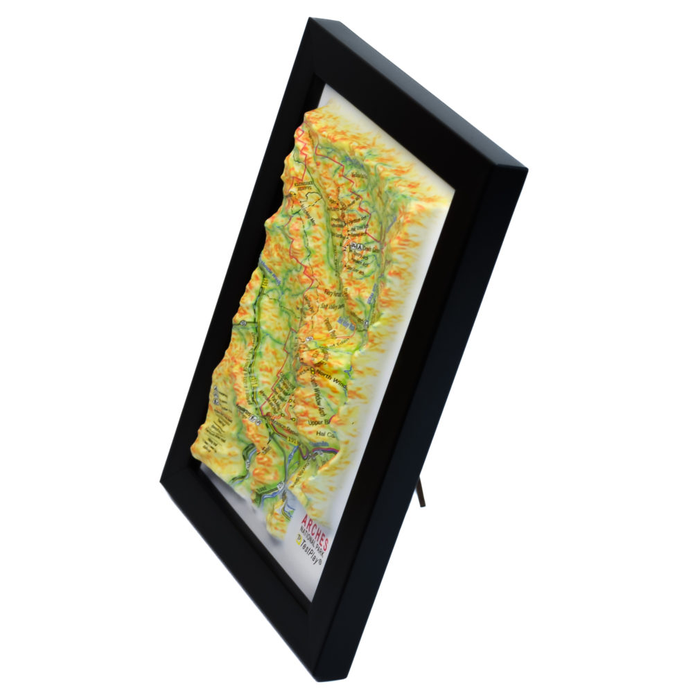 Arches National Park 3D Map by TestPlay - Souvenir, Keepsake, Decor