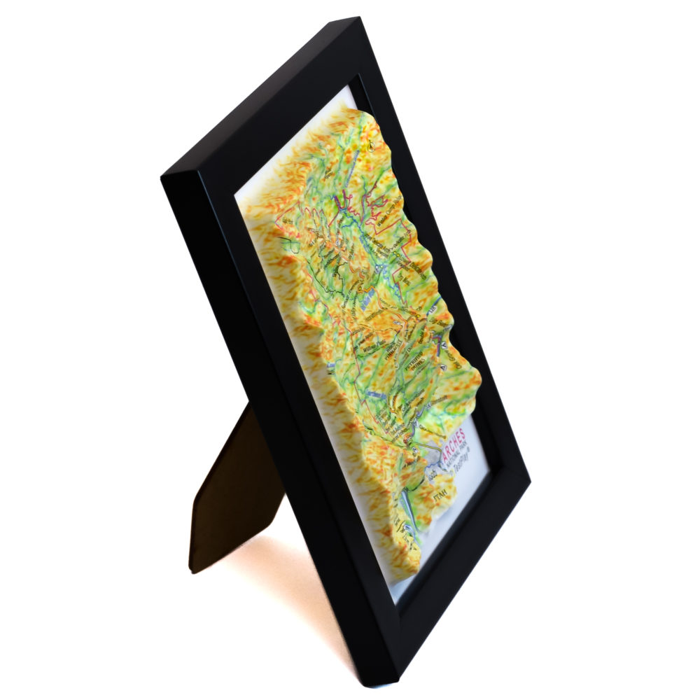 Arches National Park 3D Map by TestPlay - Souvenir, Keepsake, Decor