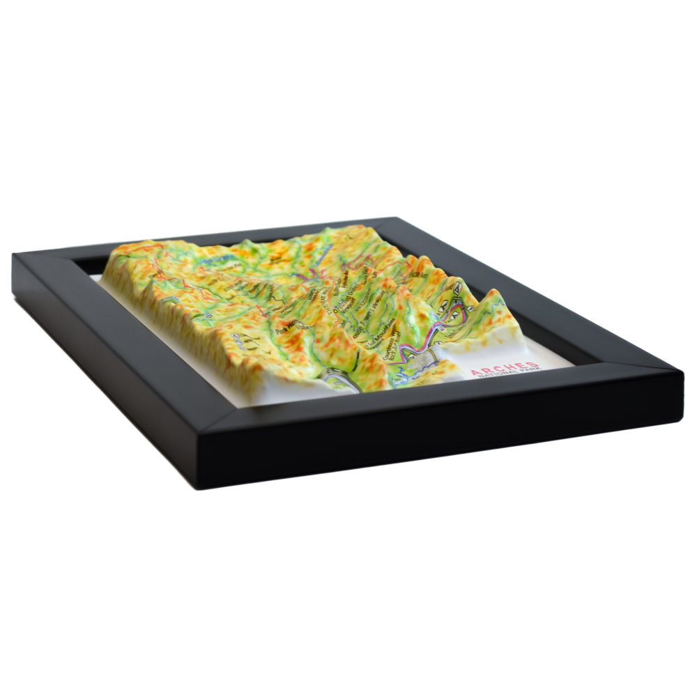 Arches National Park 3D Map by TestPlay - Souvenir, Keepsake, Decor