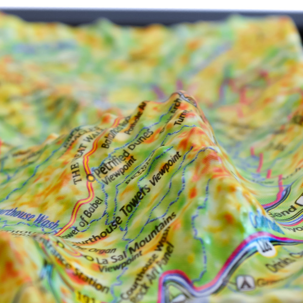 Arches National Park 3D Map by TestPlay - Souvenir, Keepsake, Decor