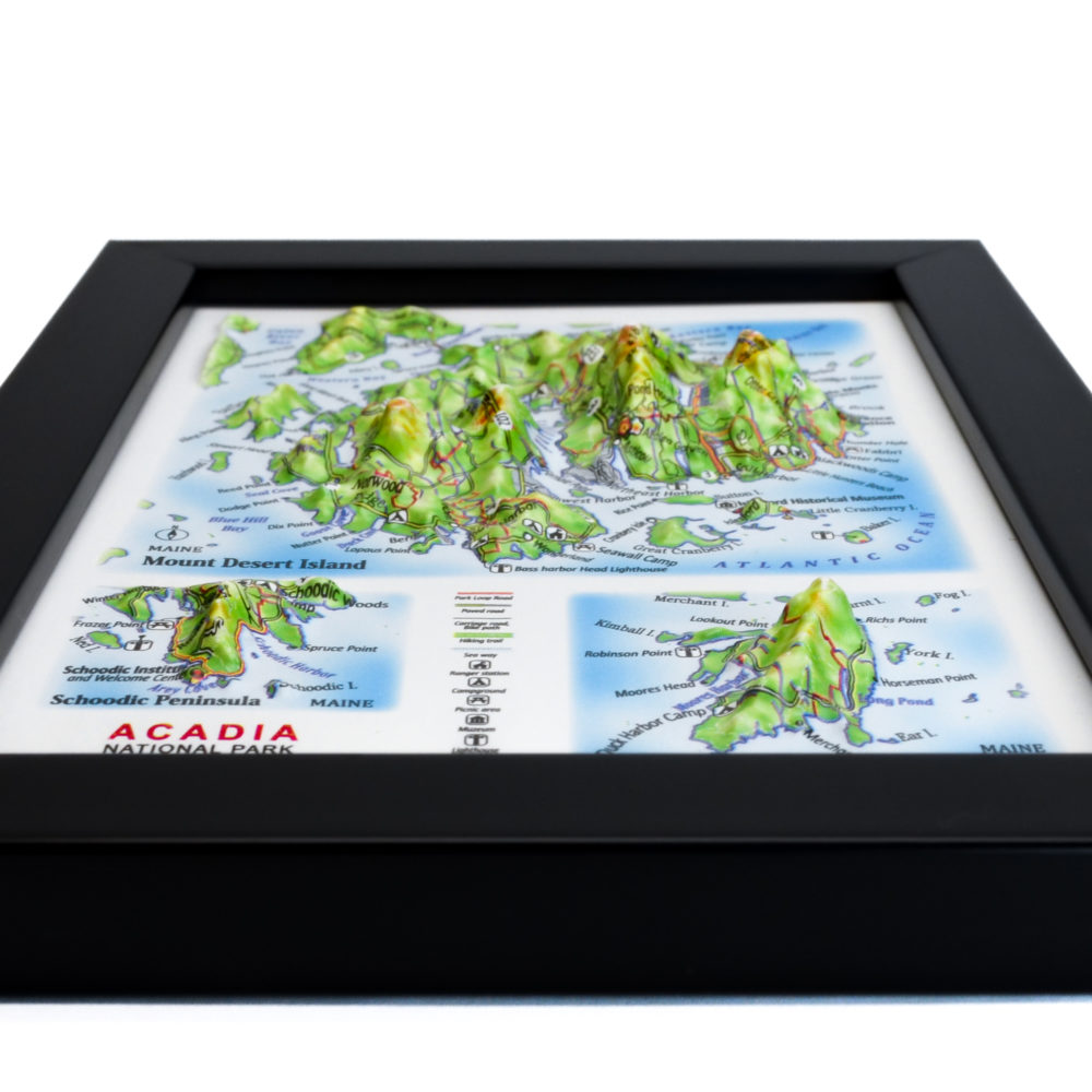 Acadia National Park 3D Map by TestPlay - Souvenir, Keepsake, Decor