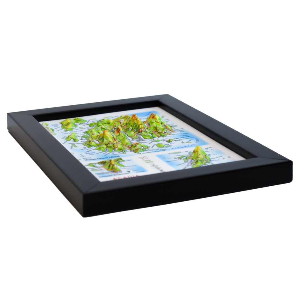 Acadia National Park 3D Map by TestPlay - Souvenir, Keepsake, Decor