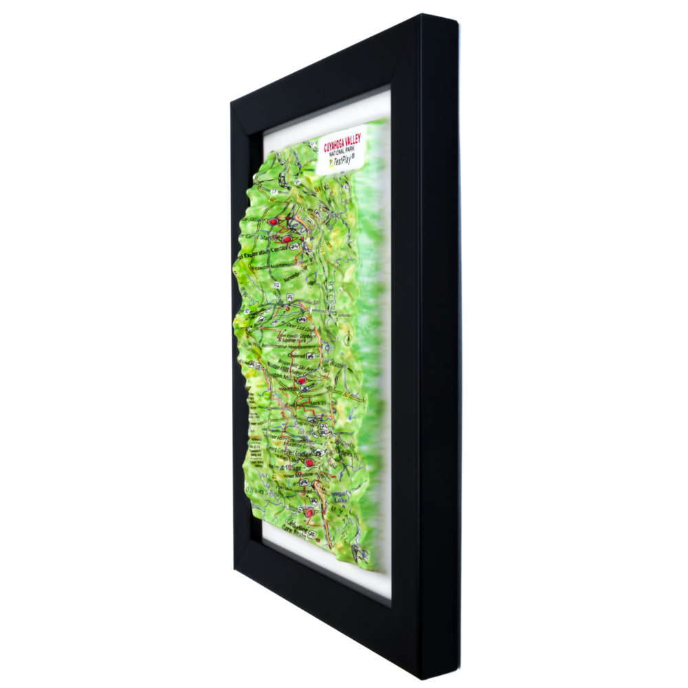 Cuyahoga Valley National Park 3D Map by TestPlay - Souvenir, Keepsake, Decor