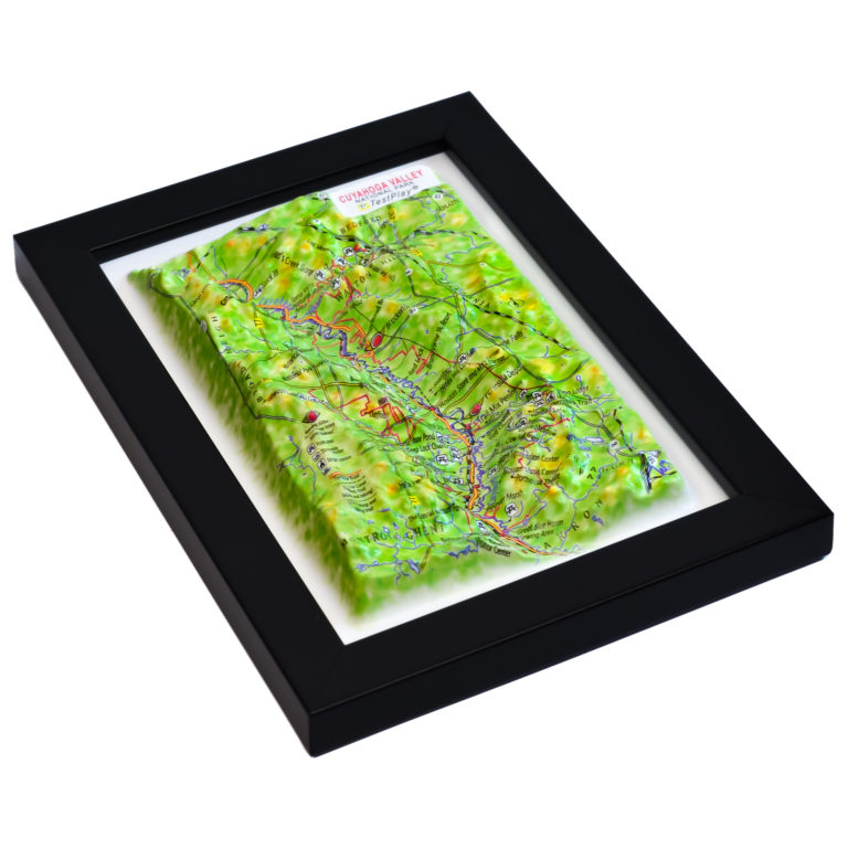 Cuyahoga Valley National Park 3D Map by TestPlay - Souvenir, Keepsake, Decor