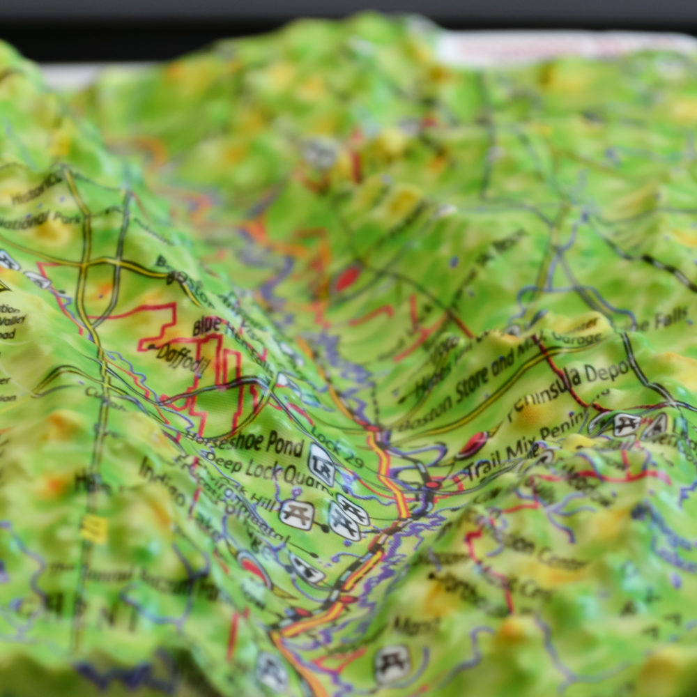 Cuyahoga Valley National Park 3D Map by TestPlay - Souvenir, Keepsake, Decor