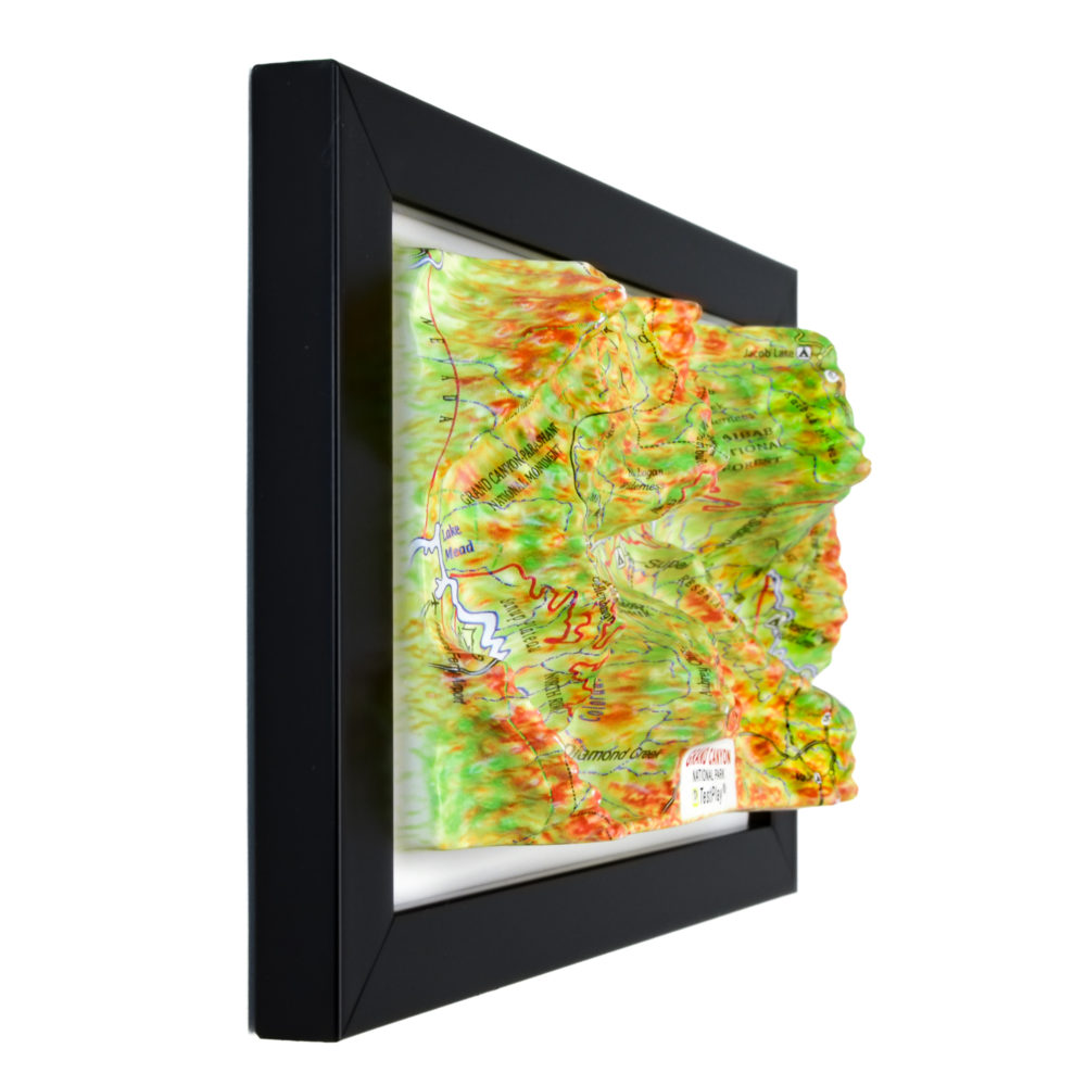 Grand Canyon National Park 3D Map by TestPlay - Souvenir, Keepsake, Decor
