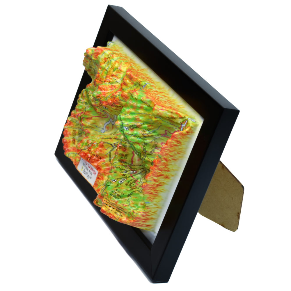 Grand Canyon National Park 3D Map by TestPlay - Souvenir, Keepsake, Decor