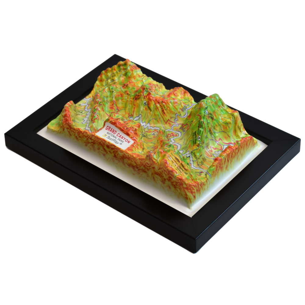 Grand Canyon National Park 3D Map by TestPlay - Souvenir, Keepsake, Decor