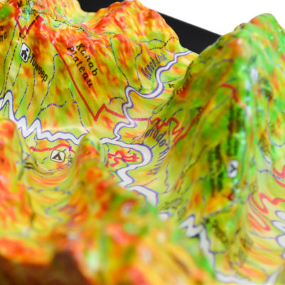Grand Canyon National Park 3D Map by TestPlay - Souvenir, Keepsake, Decor