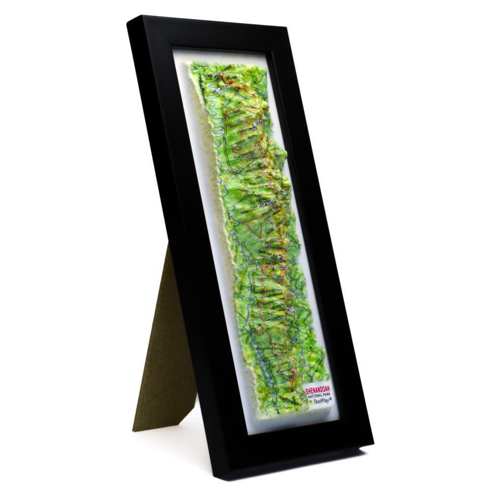 Shenandoah National Park 3D Map by TestPlay - Souvenir, Keepsake, Decor