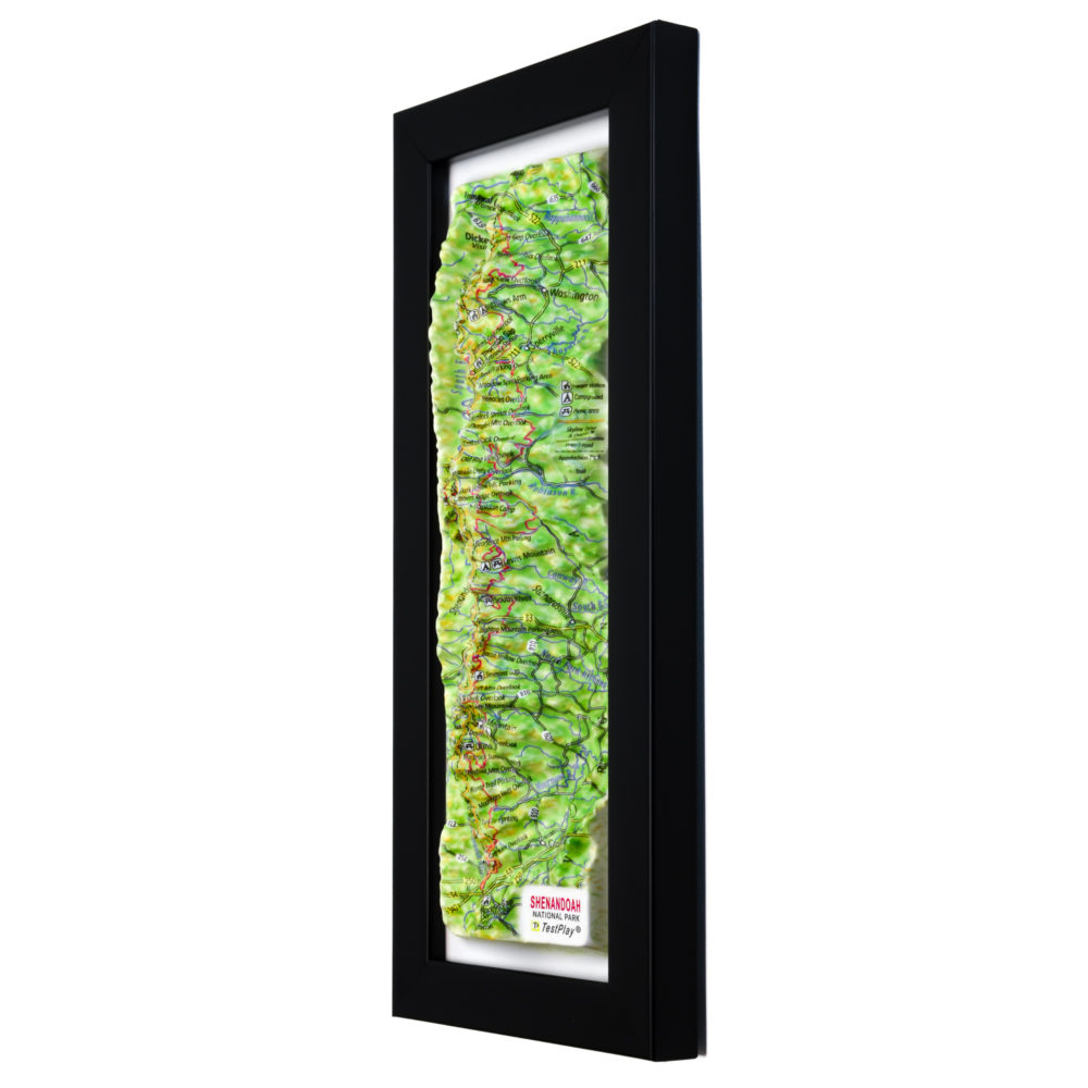 Shenandoah National Park 3D Map by TestPlay - Souvenir, Keepsake, Decor
