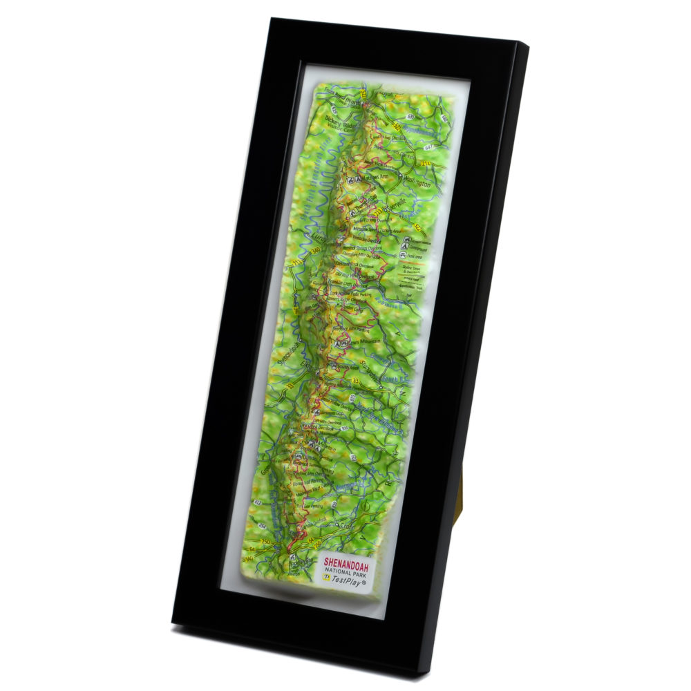 Shenandoah National Park 3D Map by TestPlay - Souvenir, Keepsake, Decor