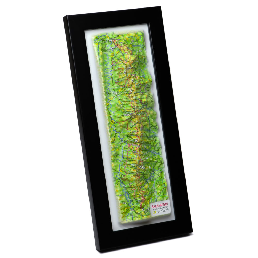 Shenandoah National Park 3D Map by TestPlay - Souvenir, Keepsake, Decor