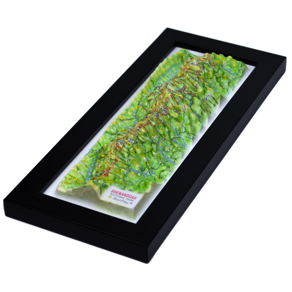 Shenandoah National Park 3D Map by TestPlay - Souvenir, Keepsake, Decor
