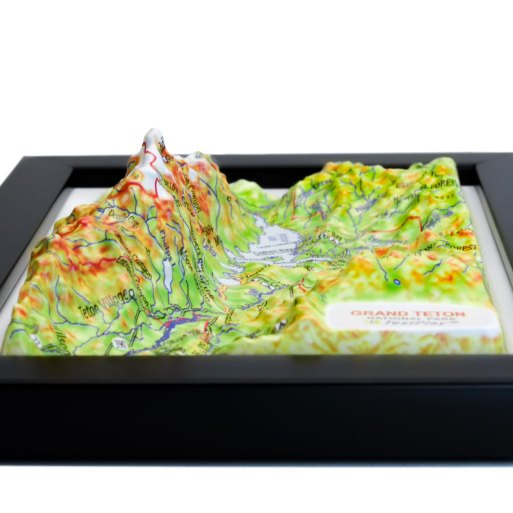 30_Grand Teton National Park 3D Map_04 Grand Teton National Park 3D Map by TestPlay - Souvenir, Keepsake, Decor
