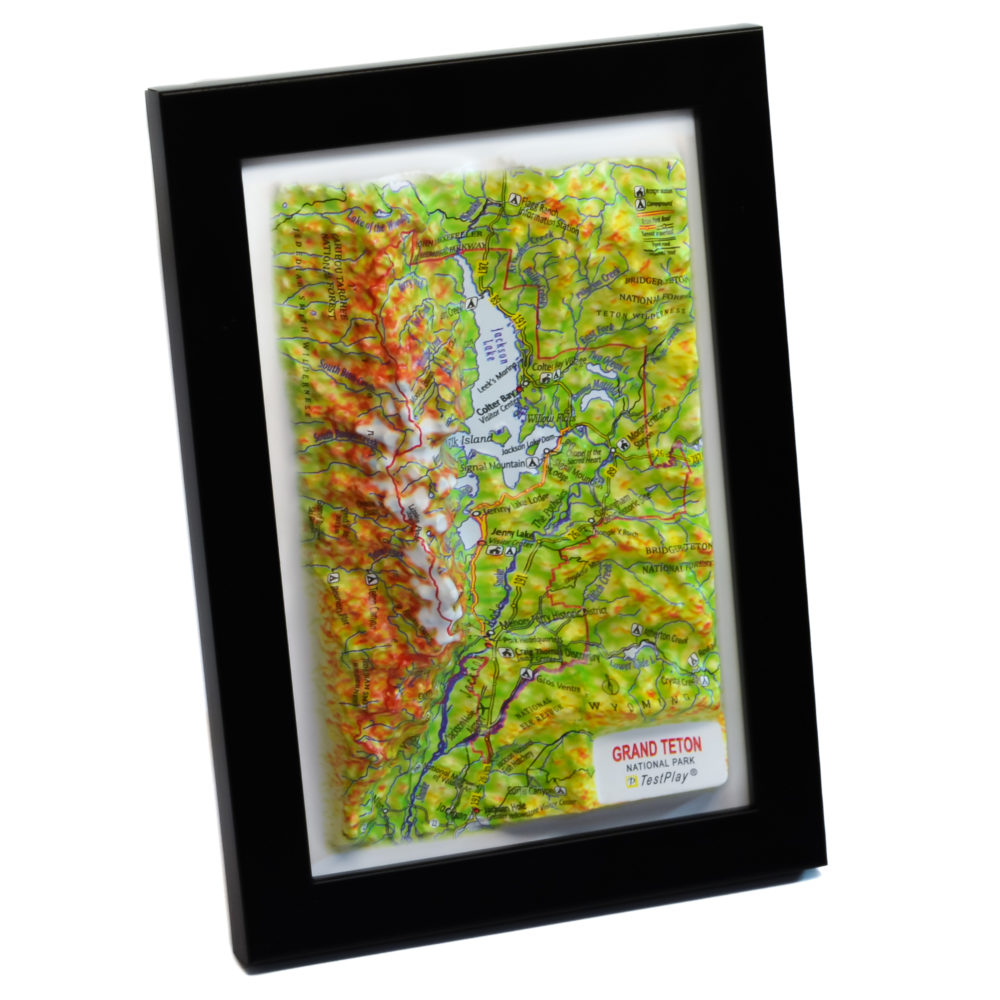 30_Grand Teton National Park 3D Map_05 Grand Teton National Park 3D Map by TestPlay - Souvenir, Keepsake, Decor