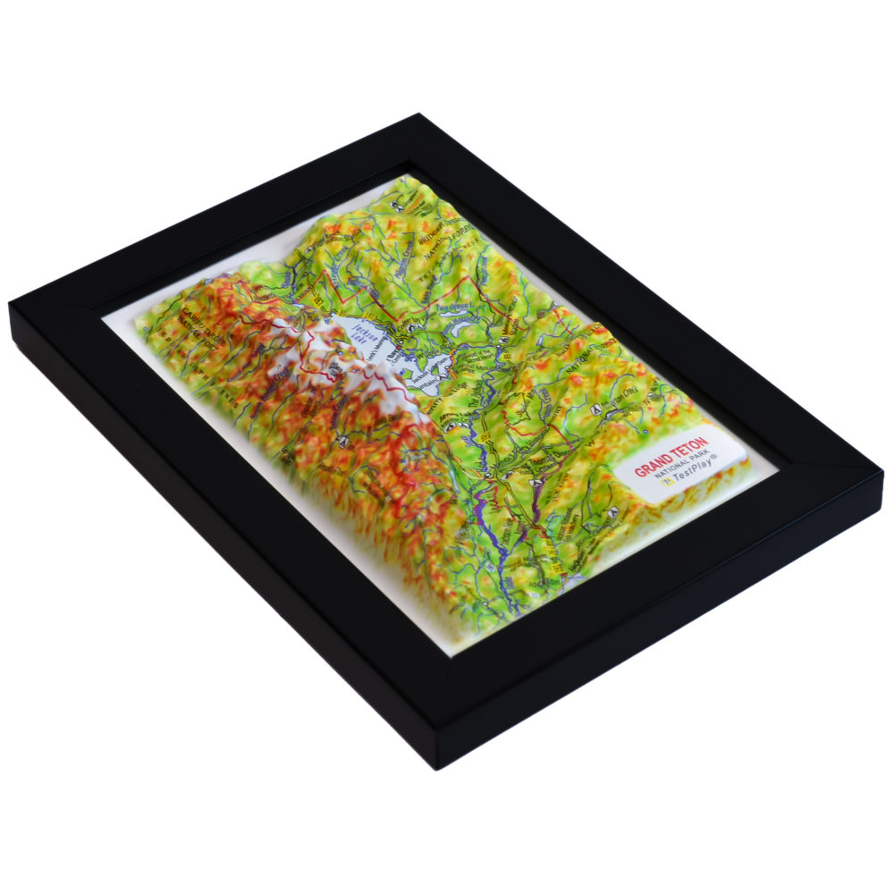 30_Grand Teton National Park 3D Map_08 Grand Teton National Park 3D Map by TestPlay - Souvenir, Keepsake, Decor