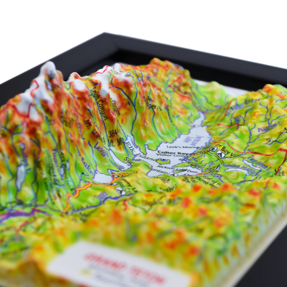 30_Grand Teton National Park 3D Map_12 Grand Teton National Park 3D Map by TestPlay - Souvenir, Keepsake, Decor