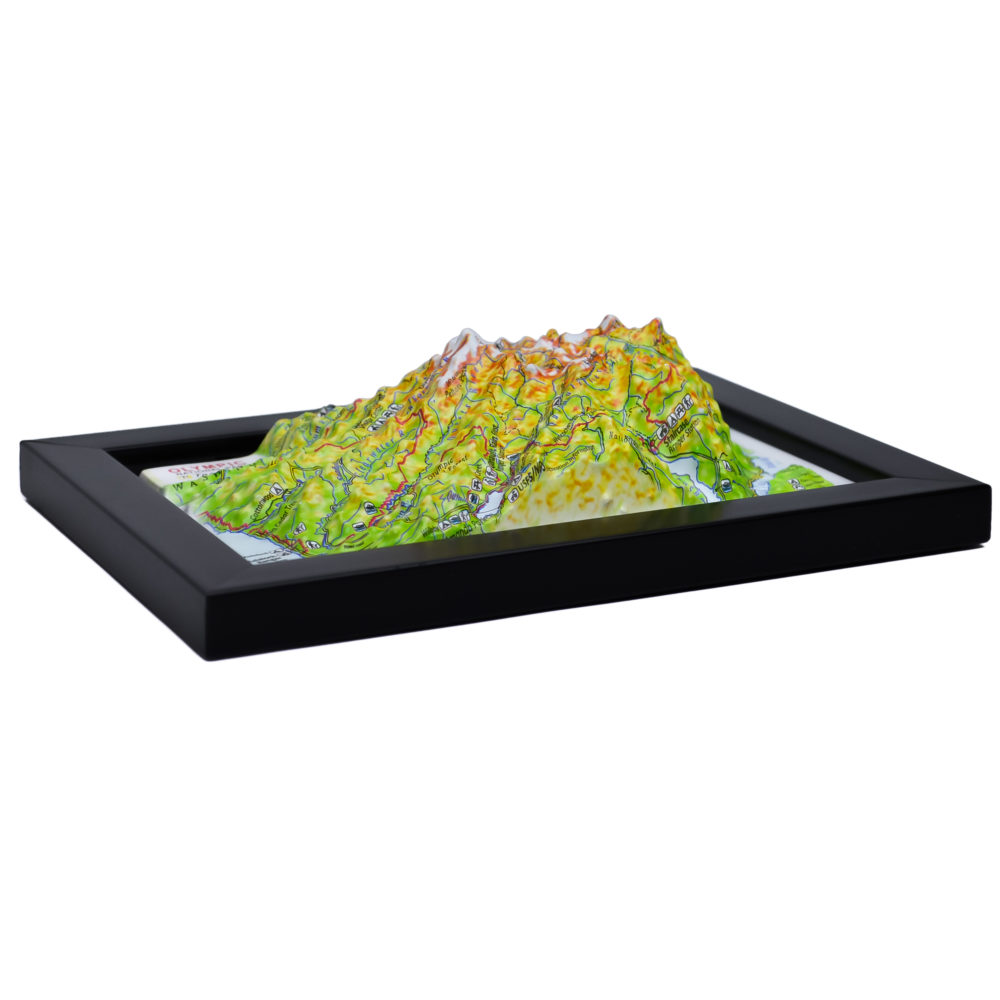 Olympic National Park 3D Map by TestPlay - Souvenir, Keepsake, Decor