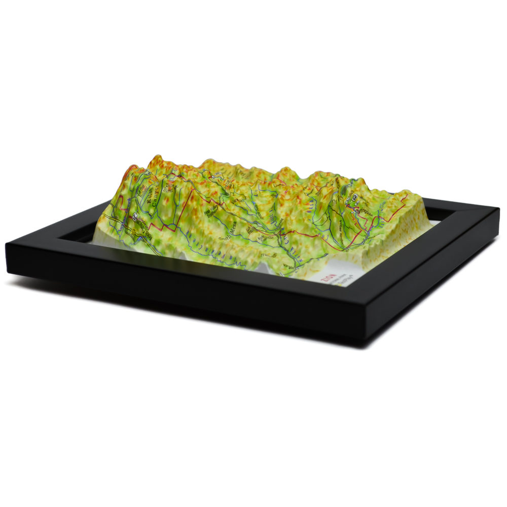 34_Zion National Parks 3D Map_10 Zion National Park 3D Map by TestPlay - Souvenir, Keepsake, Decor