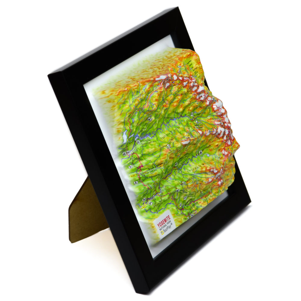 Yosemite National Park 3D Map by TestPlay - Souvenir, Keepsake, Decor