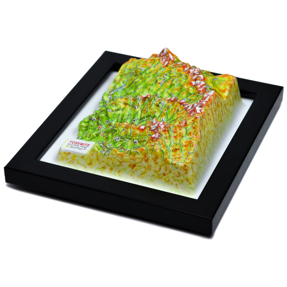 Yosemite National Park 3D Map by TestPlay - Souvenir, Keepsake, Decor