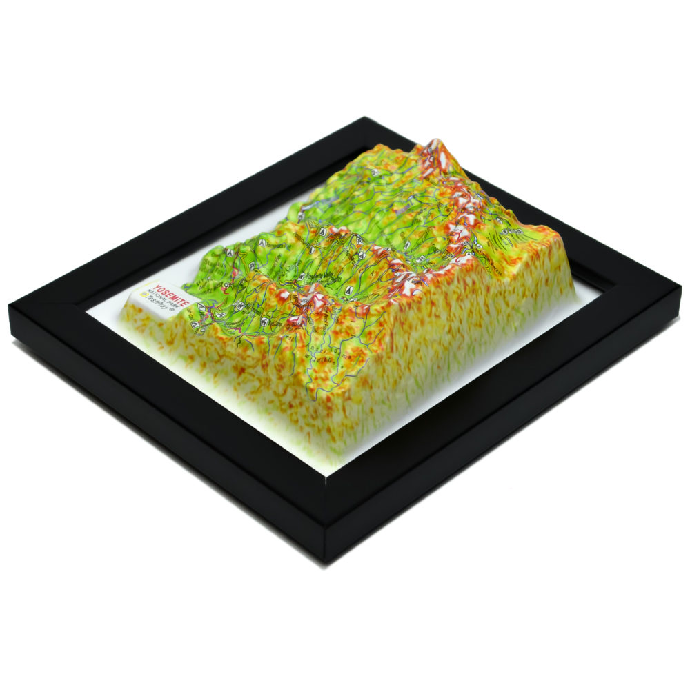 Yosemite National Park 3D Map by TestPlay - Souvenir, Keepsake, Decor