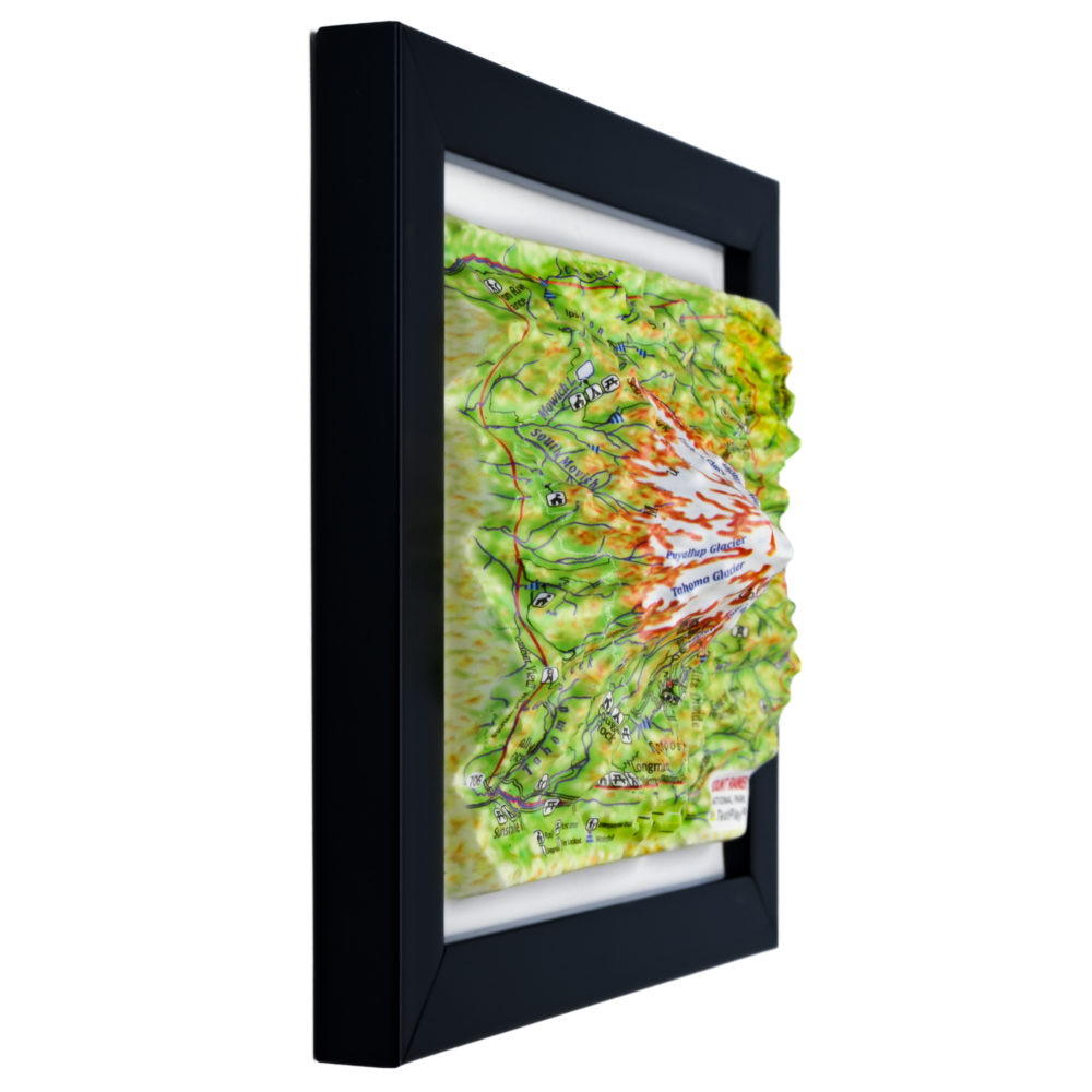 38_Mount Rainier National Parks 3D Map_03 Mount Rainier National Park 3D Map by TestPlay - Souvenir, Keepsake, Decor