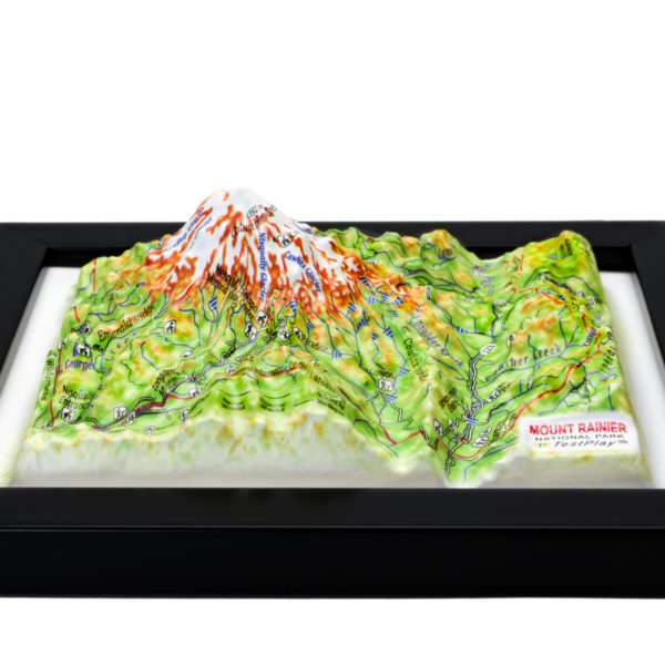 38_Mount Rainier National Parks 3D Map_04 Mount Rainier National Park 3D Map by TestPlay - Souvenir, Keepsake, Decor