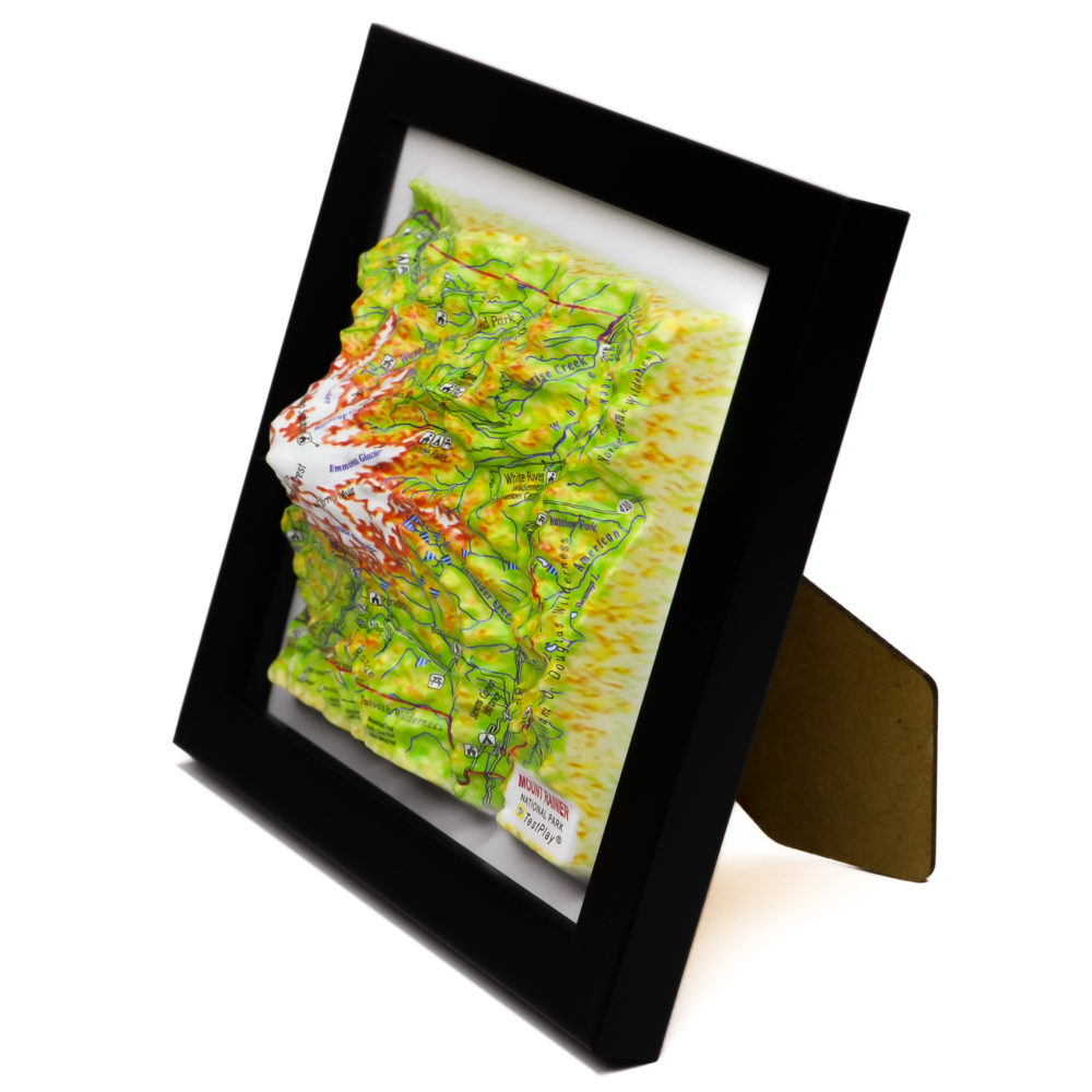 38_Mount Rainier National Parks 3D Map_06 Mount Rainier National Park 3D Map by TestPlay - Souvenir, Keepsake, Decor