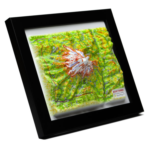 38_Mount Rainier National Parks 3D Map_07 Mount Rainier National Park 3D Map by TestPlay - Souvenir, Keepsake, Decor