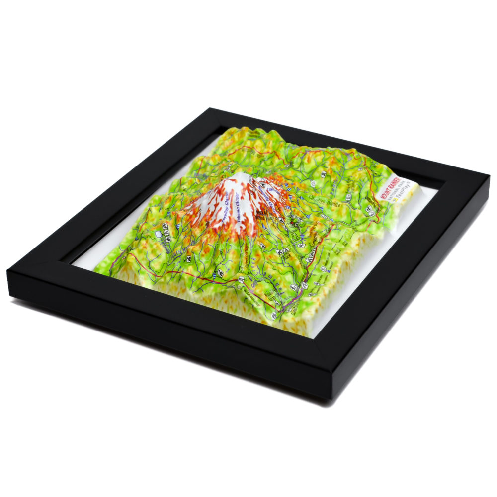 38_Mount Rainier National Parks 3D Map_10 Mount Rainier National Park 3D Map by TestPlay - Souvenir, Keepsake, Decor