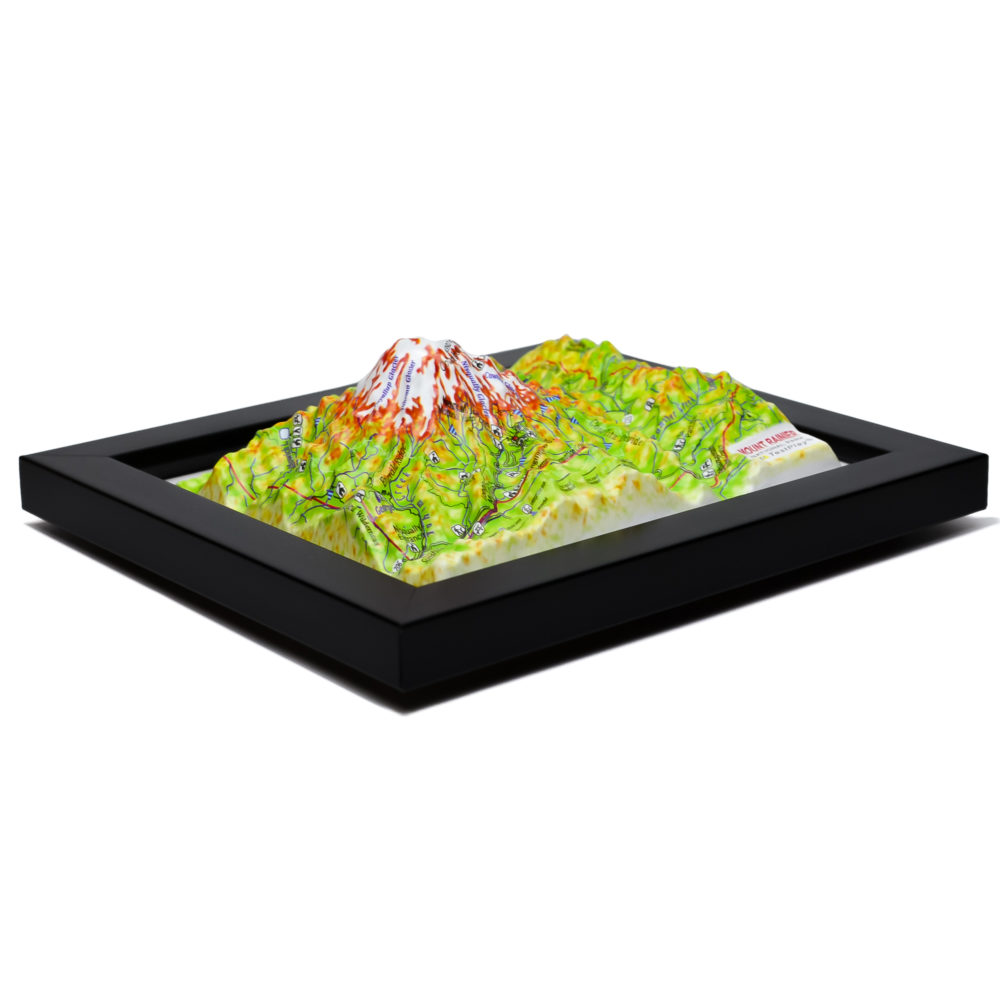 38_Mount Rainier National Parks 3D Map_11 Mount Rainier National Park 3D Map by TestPlay - Souvenir, Keepsake, Decor
