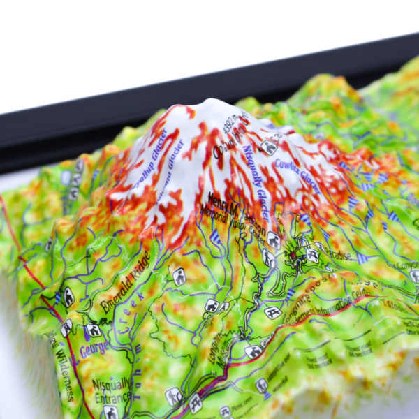 38_Mount Rainier National Parks 3D Map_12 Mount Rainier National Park 3D Map by TestPlay - Souvenir, Keepsake, Decor