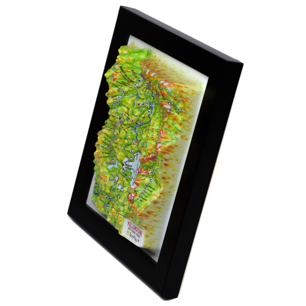 39_Yellowstone National Park 3D Map_07 Yellowstone National Park 3D Map by TestPlay - Souvenir, Keepsake, Decor