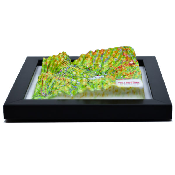 Yellowstone National Park 3D Map by TestPlay - Souvenir, Keepsake, Decor